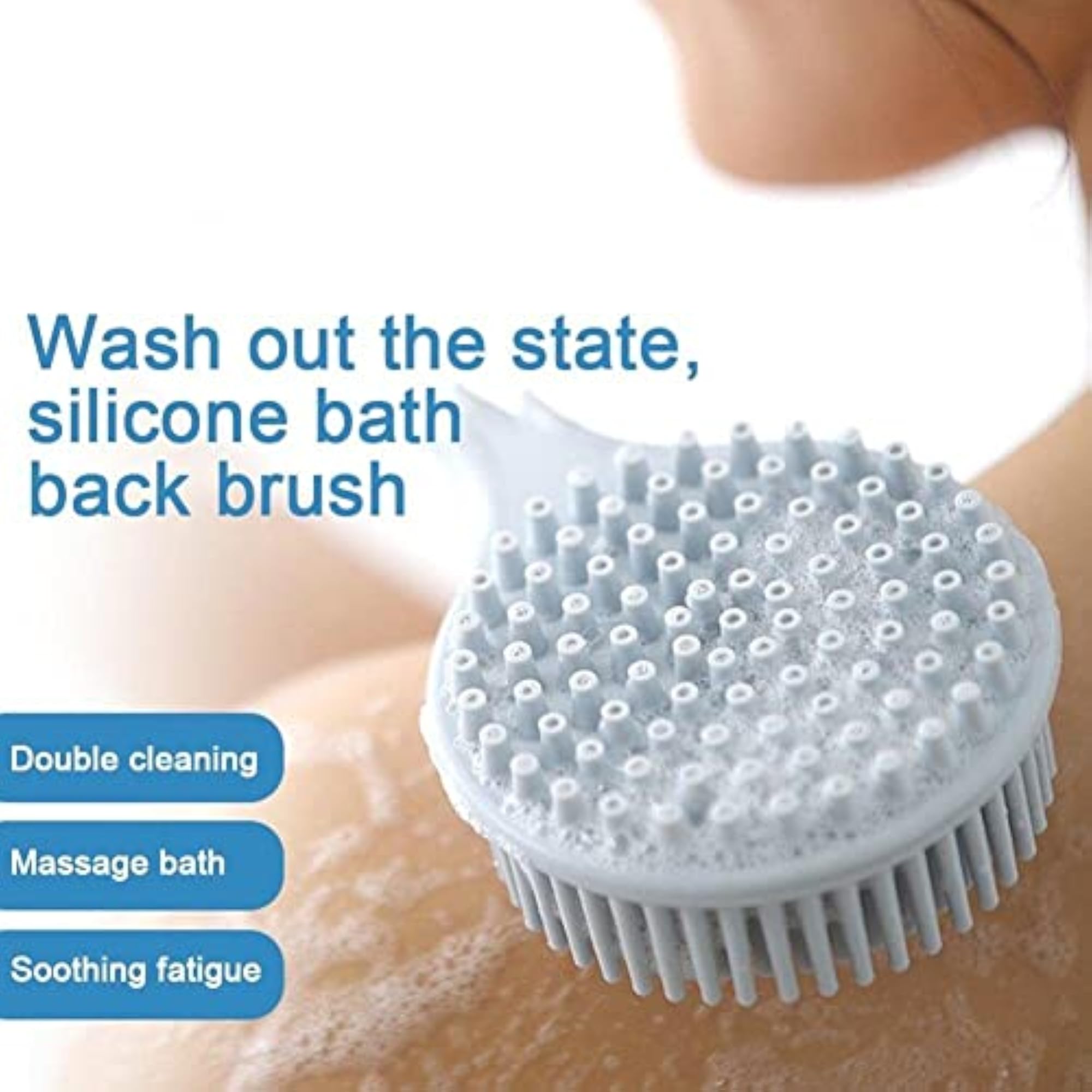 RKth Body Brush with Soft Comfortable Bristles